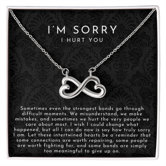 I'm Sorry Apology Infinite Hearts Necklace | The Strongest Bonds