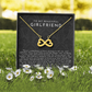 Girlfriend Infinite Love Necklace | The First I Love You Black Lace