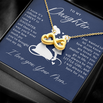 To My Daughter - Infinity Love Necklace