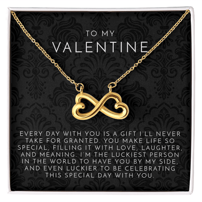 To My Valentine Endless Love Necklace