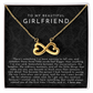 Girlfriend Infinite Love Necklace | The First I Love You Black Lace