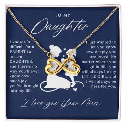 To My Daughter - Infinity Love Necklace