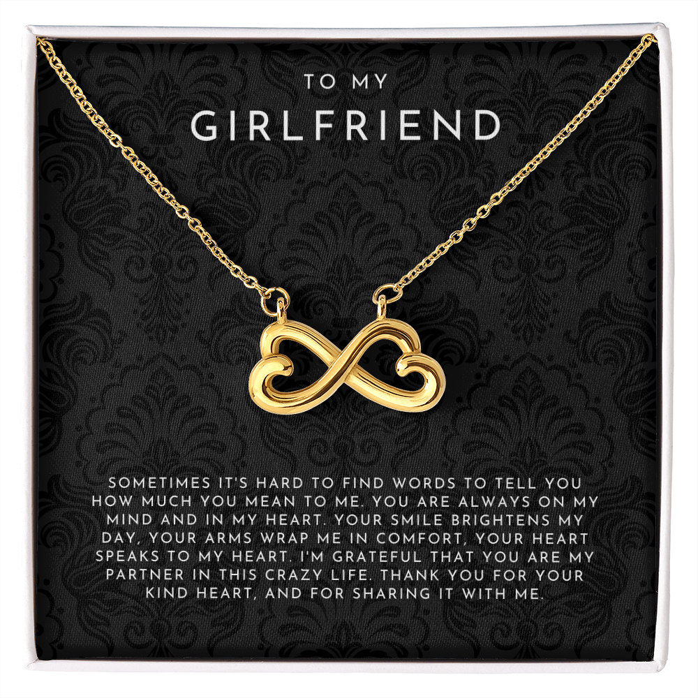 To My Girlfriend - Infinite Hearts Necklace