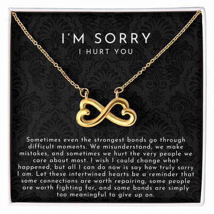 I'm Sorry Apology Infinite Hearts Necklace | The Strongest Bonds