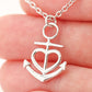 To My Wife | You're My Anchor Necklace