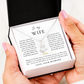 To My Wife | You're My Anchor Necklace