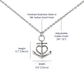 Anchor In Heaven Memorial Necklace