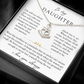 To My Daughter Anchor Necklace | Hold Fast