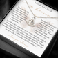 Anchor In Heaven Memorial Necklace