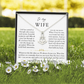 To My Wife | You're My Anchor Necklace