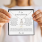To Daughter From Dad Anchor Necklace | Safe Harbor