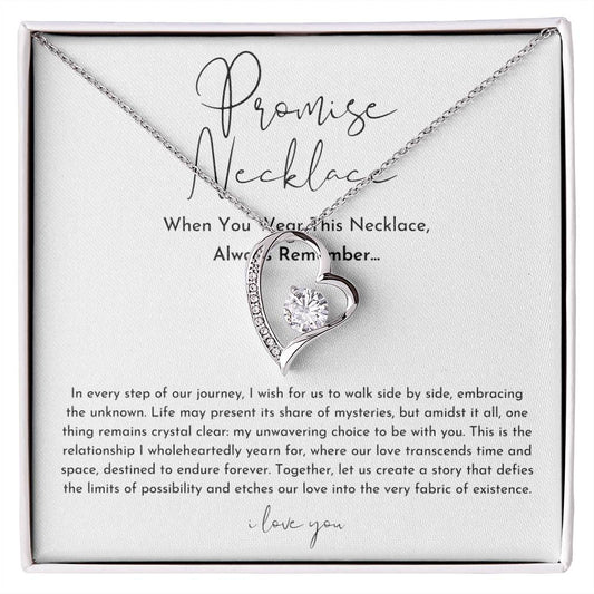 Promise Necklace For Her (Forever Love Heart Necklace)