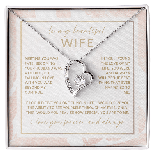 To My Wife - Forever Love Necklace