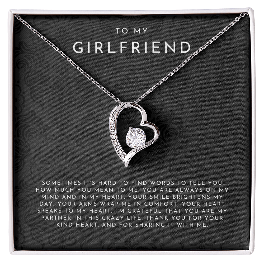To My Girlfriend - Heart Necklace