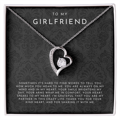 To My Girlfriend - Heart Necklace
