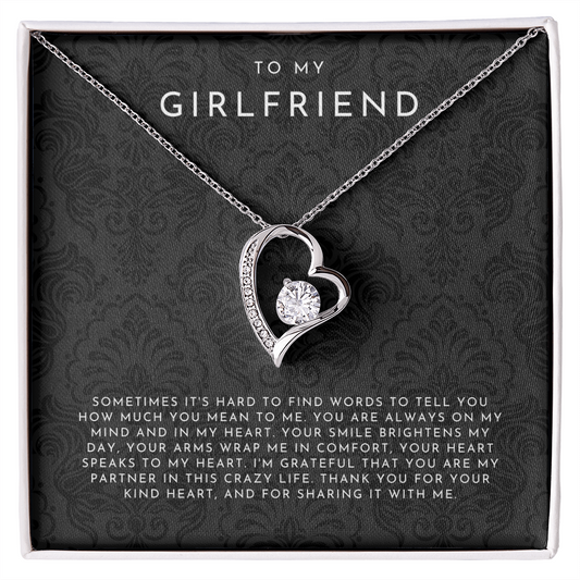 To My Girlfriend - Heart Necklace