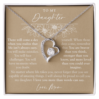To My Daughter From Mom | Braver Than You Think Sunflower