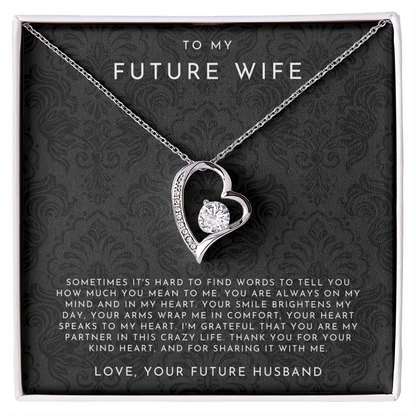 To My Future Wife - Forever Heart Necklace