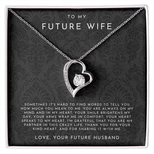 To My Future Wife - Forever Heart Necklace