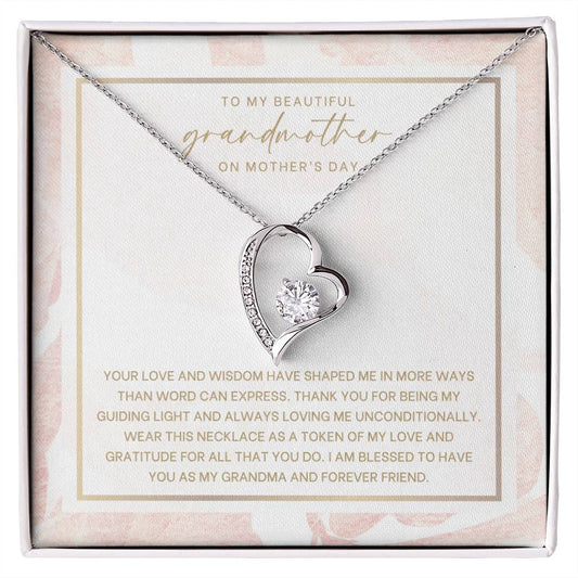 Blush Grandmother Mother's Day Necklace