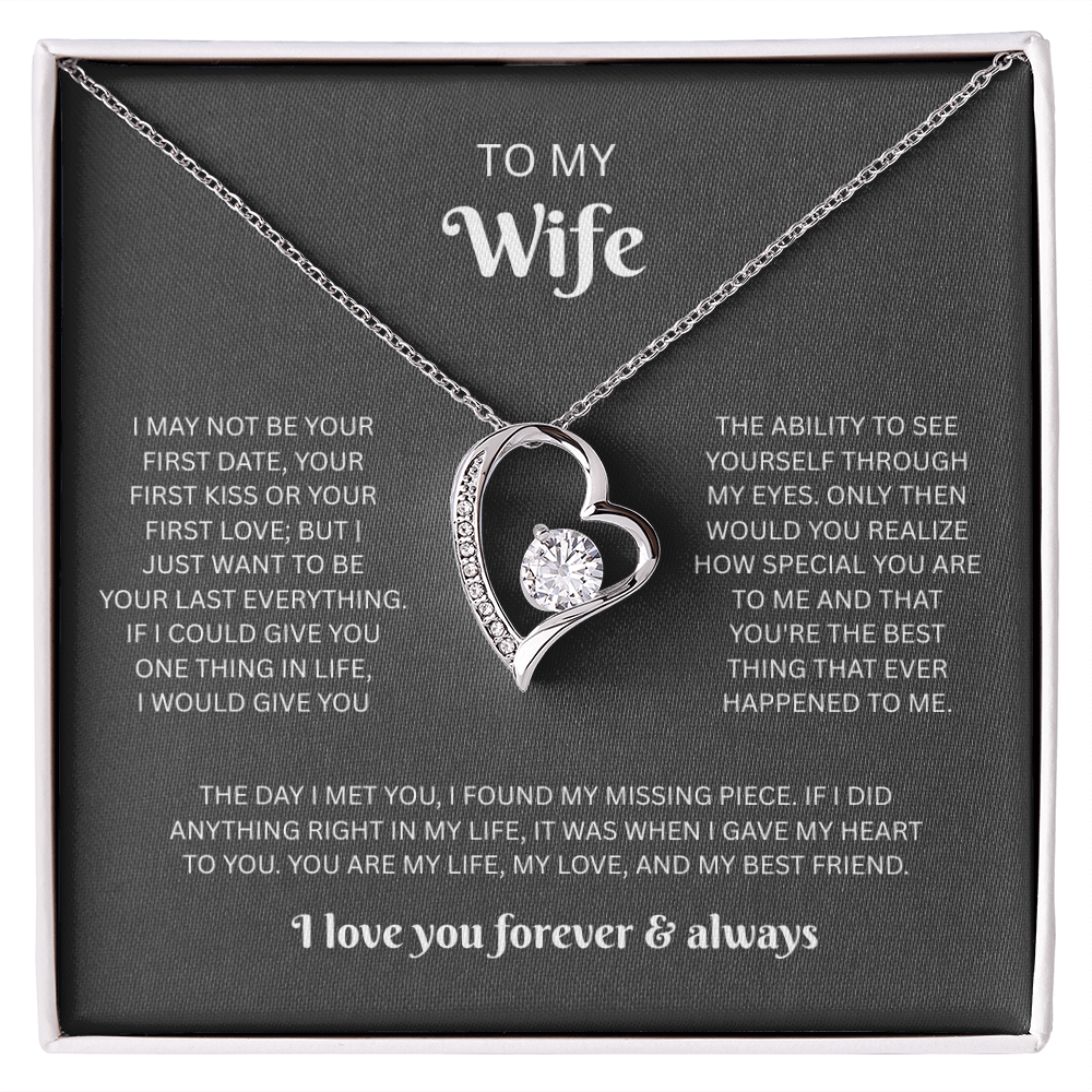 To My Wife (Forever Heart Necklace)