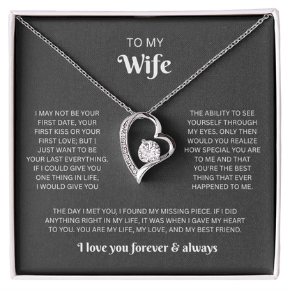 To My Wife (Forever Heart Necklace)
