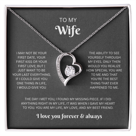 To My Wife (Forever Heart Necklace)