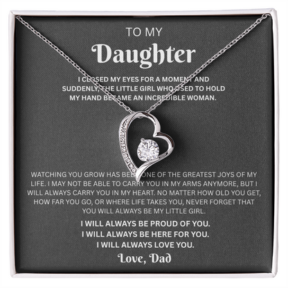 To My Daughter (I Closed My Eyes) From Dad