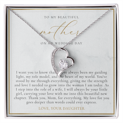 Mother Of The Bride Gift - Forever Love Necklace