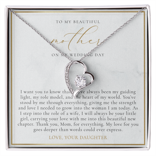 Mother Of The Bride Gift - Forever Love Necklace