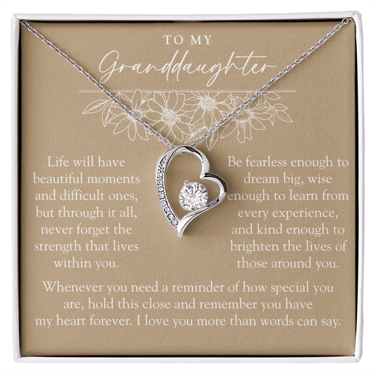 To My Granddaughter | Your Greatest Strength Sunflower