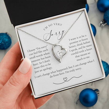 Apology Heart Necklace | More Than Just I'm Sorry