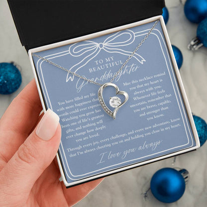 To My Granddaughter | My Heart Is Always With You Dusty Blue
