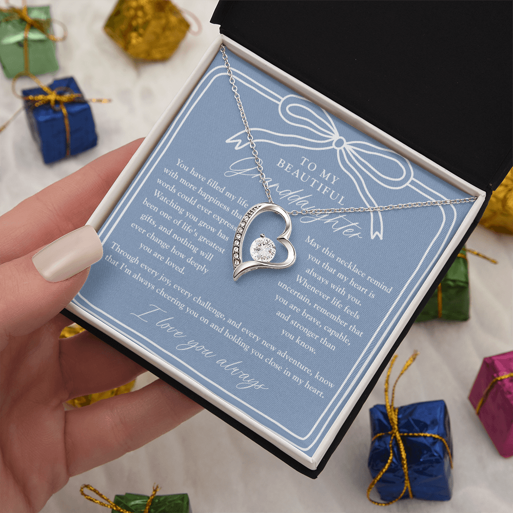 To My Granddaughter | My Heart Is Always With You Dusty Blue