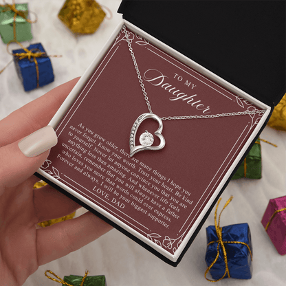 To My Daughter From Dad | Trust Your Heart Burgundy