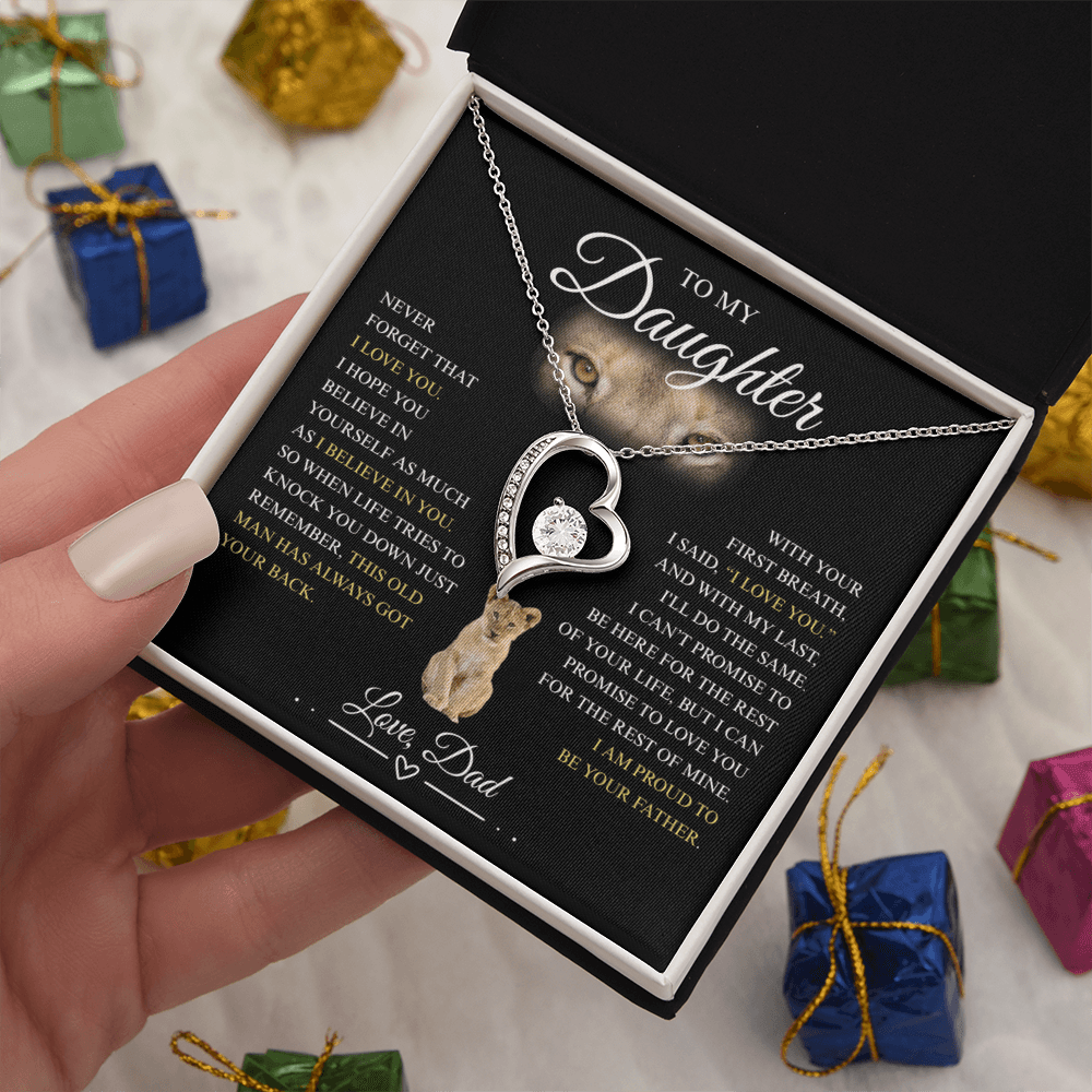 To My Daughter - Forever Love Necklace