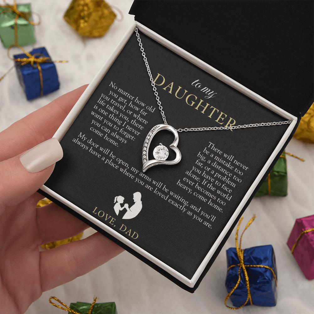 To My Daughter From Dad | Come Home Necklace