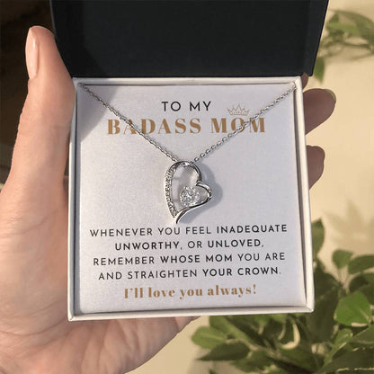 To My Badass Mom Necklace