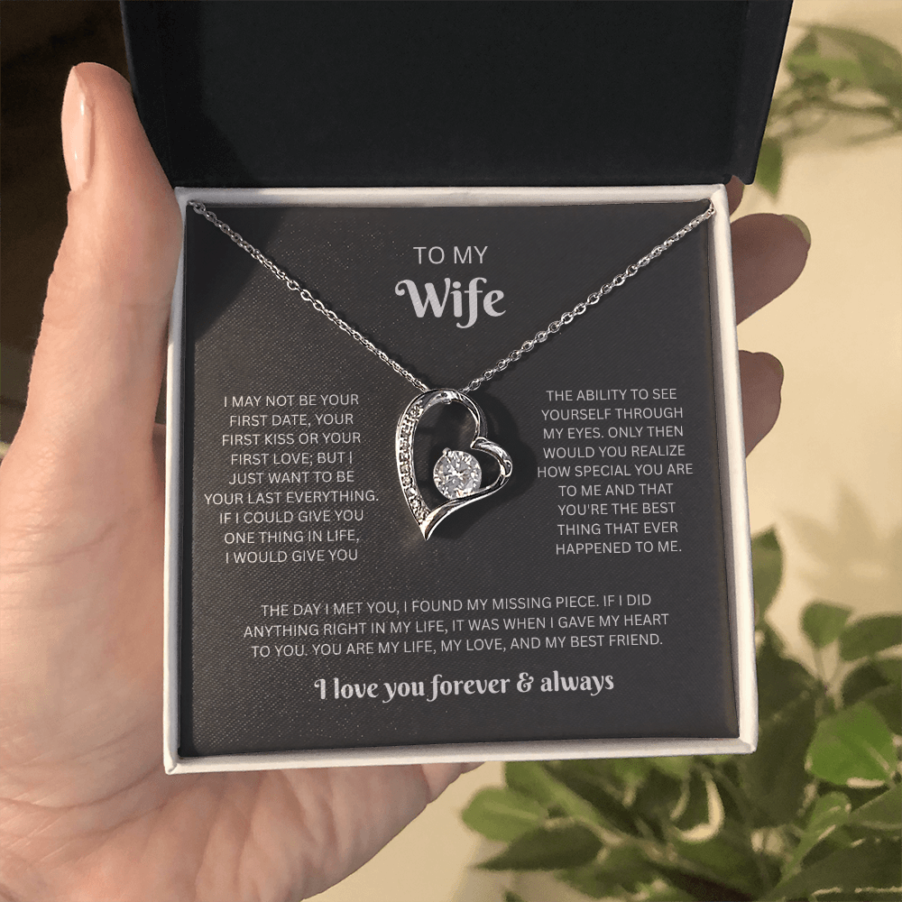 To My Wife (Forever Heart Necklace)