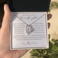 To My Granddaughter Heart Necklace | Loved Beyond Measure