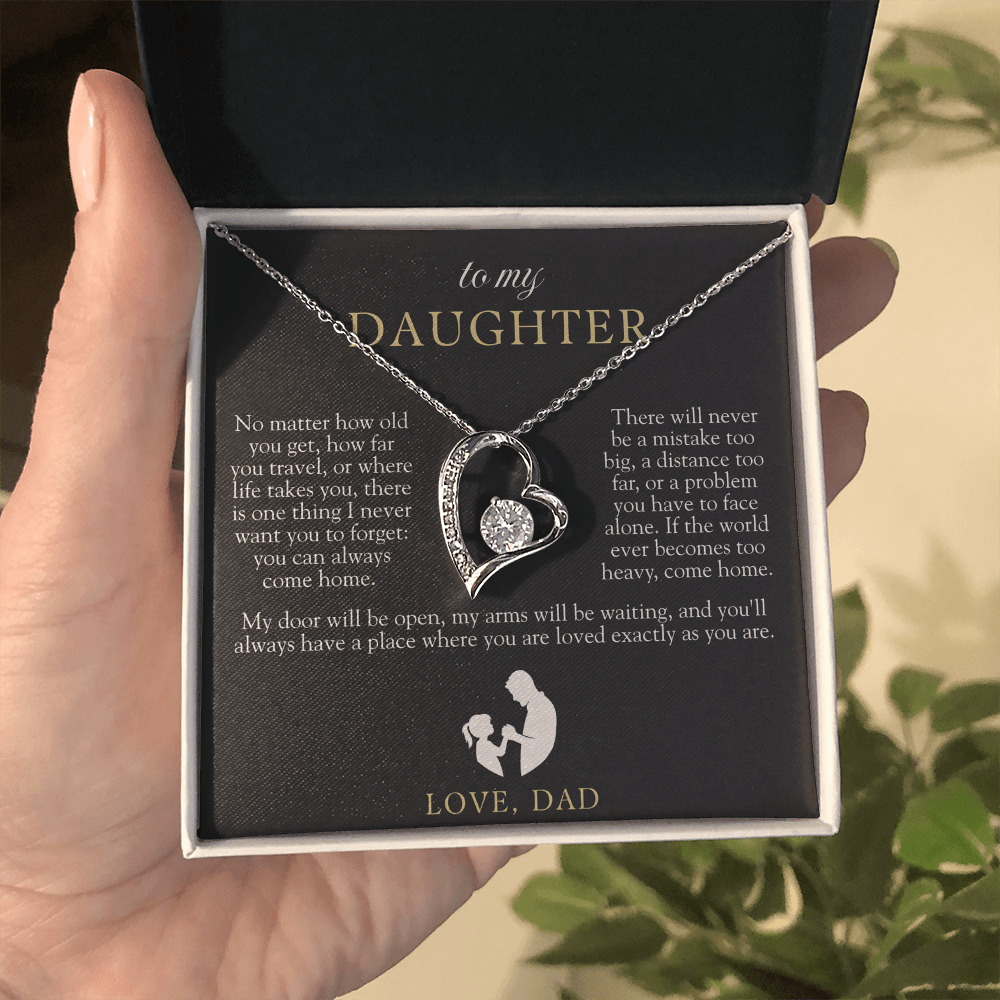 To My Daughter From Dad | Come Home Necklace