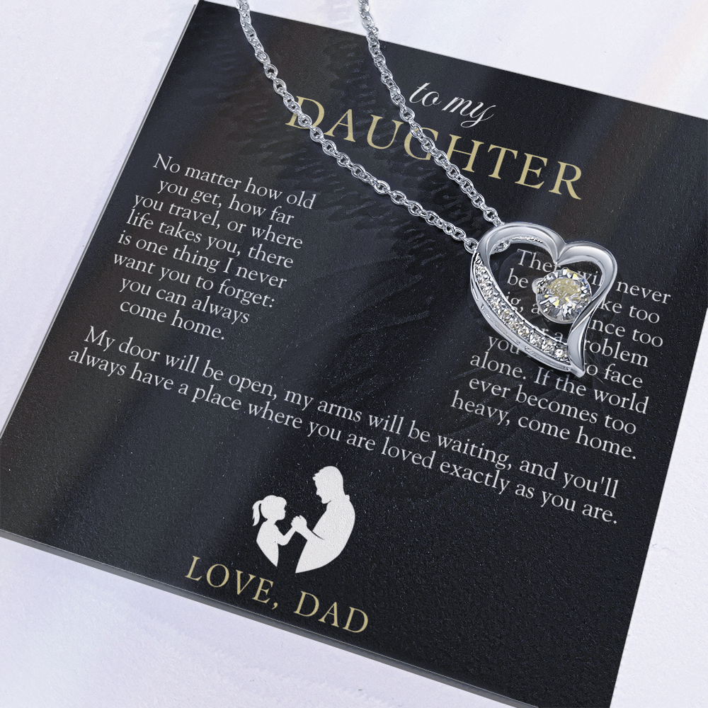 To My Daughter From Dad | Come Home Necklace