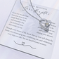To My Granddaughter Heart Necklace | Loved Beyond Measure