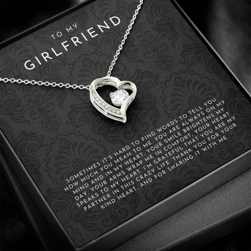 To My Girlfriend - Heart Necklace