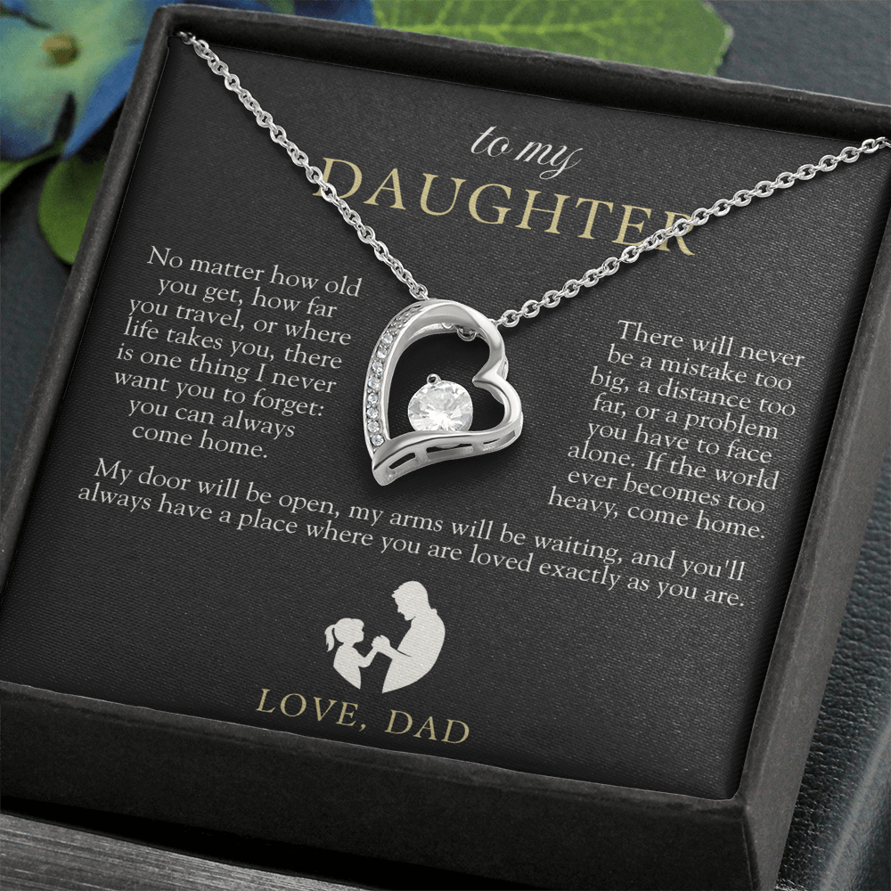 To My Daughter From Dad | Come Home Necklace