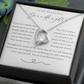 To My Granddaughter Heart Necklace | Loved Beyond Measure