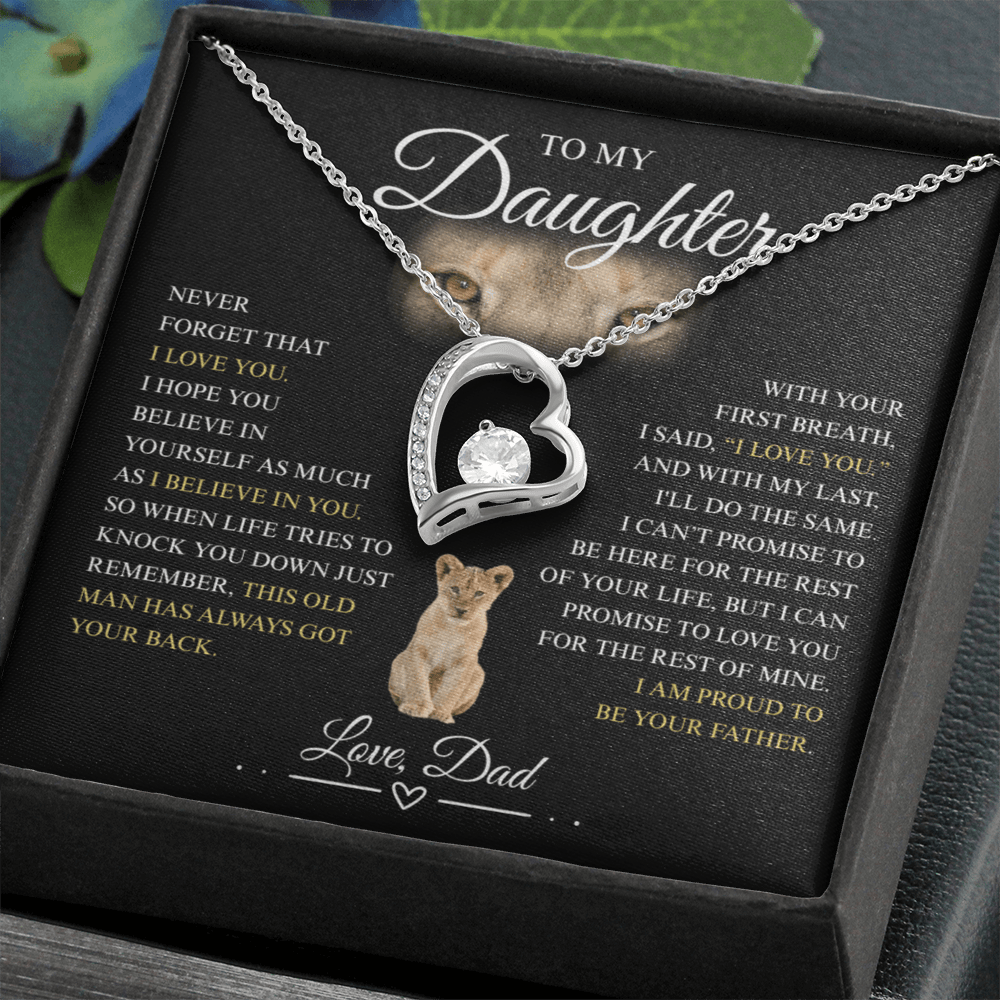 To My Daughter - Forever Love Necklace