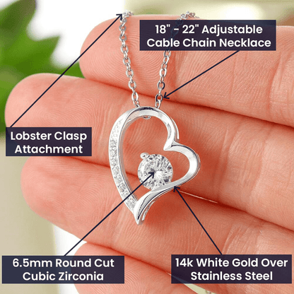 To My Valentine (Every Day With You) Heart Necklace