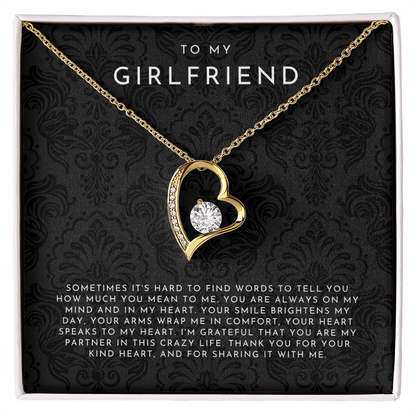 To My Girlfriend - Forever Love Necklace