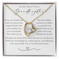 To My Granddaughter Heart Necklace | Loved Beyond Measure